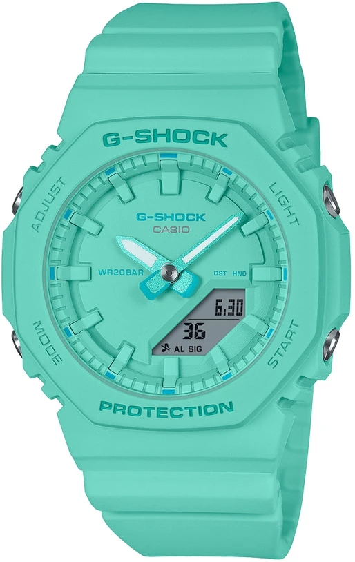 Laikrodis Casio G-Shock analoginis-skaitmeninis moteriškas GMA-P2100M-2AER