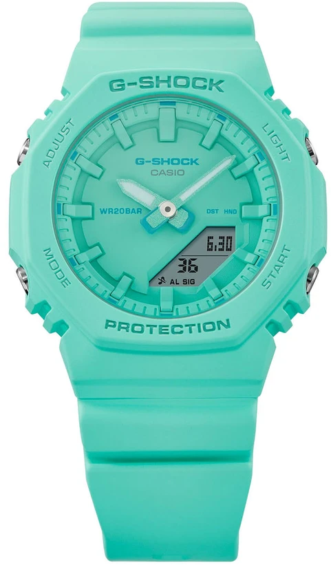 Laikrodis Casio G-Shock analoginis-skaitmeninis moteriškas GMA-P2100M-2AER
