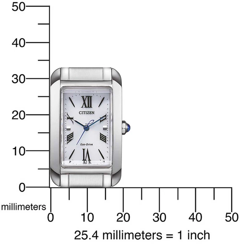 Laikrodis CITIZEN EL SQUARE EW5620-55A