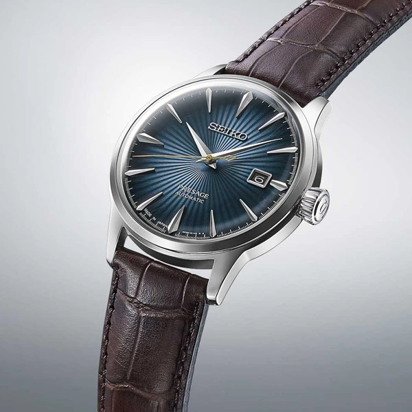 Laikrodis SEIKO PRESAGE - COCKTAIL TIME Mėlynas MOON SRPK15J1