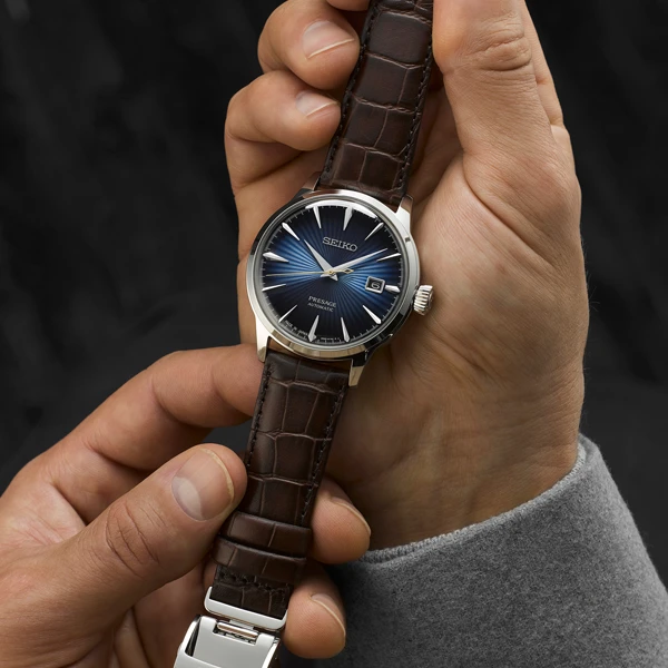 Laikrodis SEIKO PRESAGE - COCKTAIL TIME Mėlynas MOON SRPK15J1