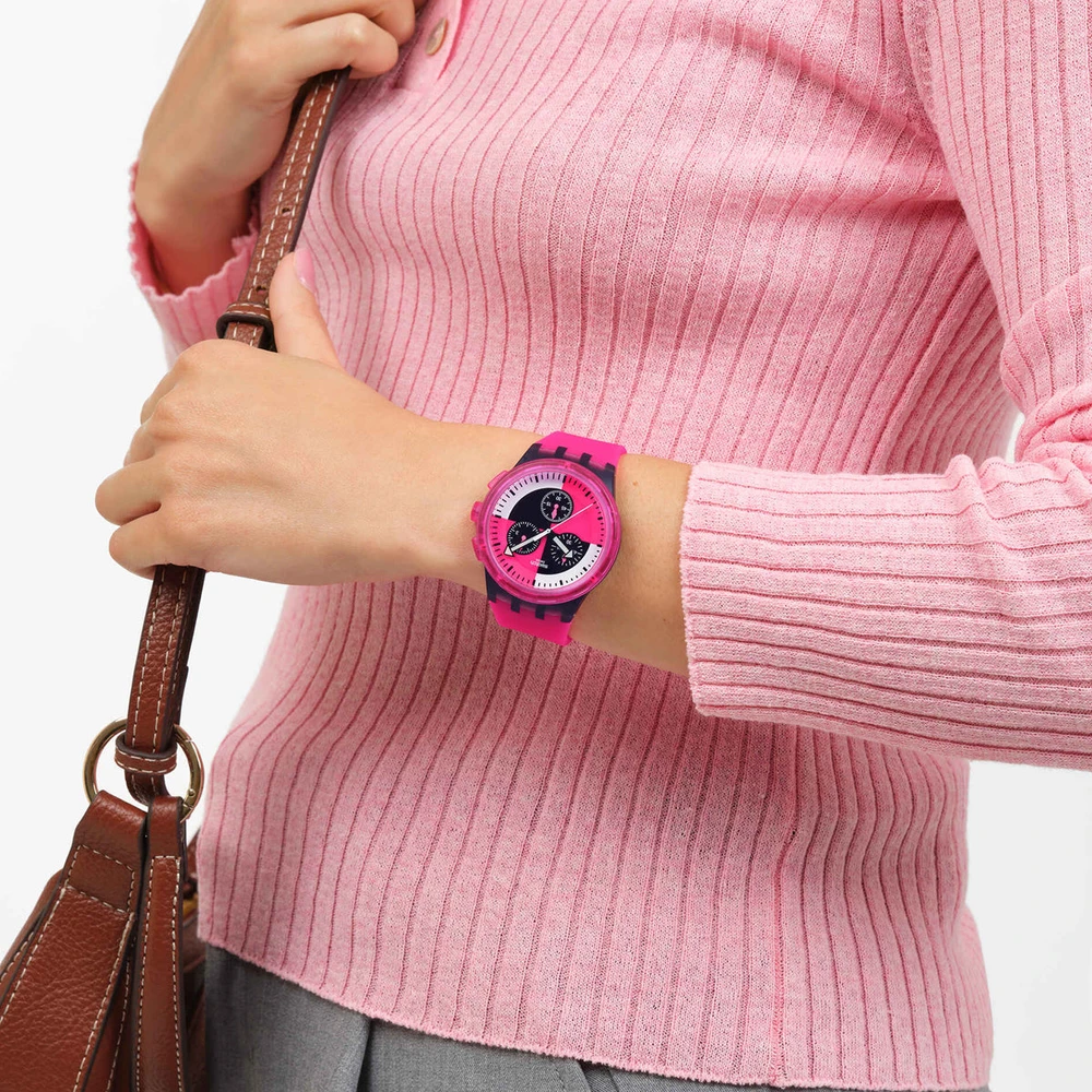 Laikrodis SWATCH FUCHSIA LINES SUSB110