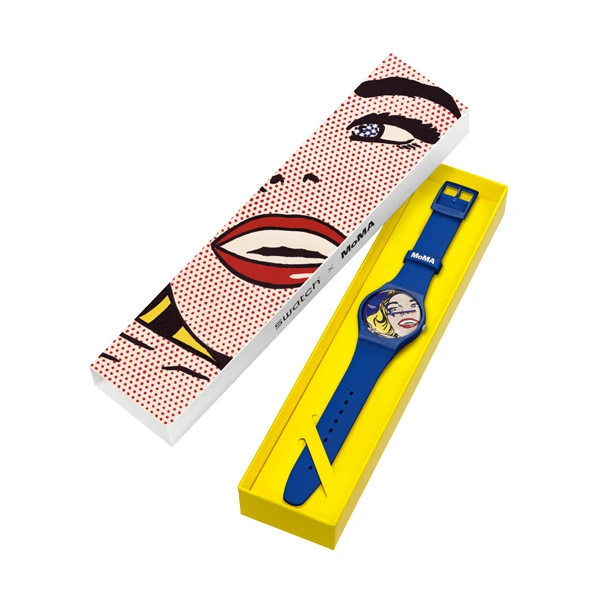 Laikrodis SWATCH GIRL BY ROY LICHTENSTEIN, THE WATCH SUOZ352