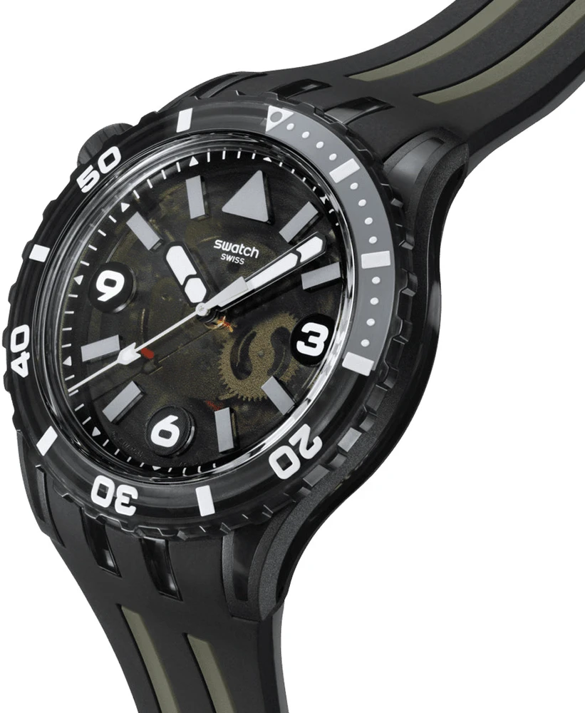 Laikrodis SWATCH Juodas SEA NETTLE SSCU09B100