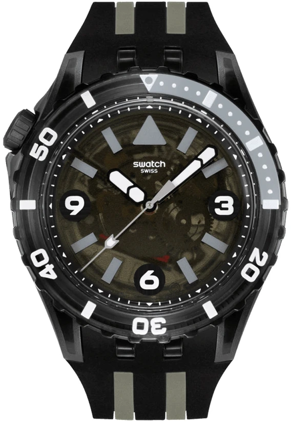 Laikrodis SWATCH Juodas SEA NETTLE SSCU09B100