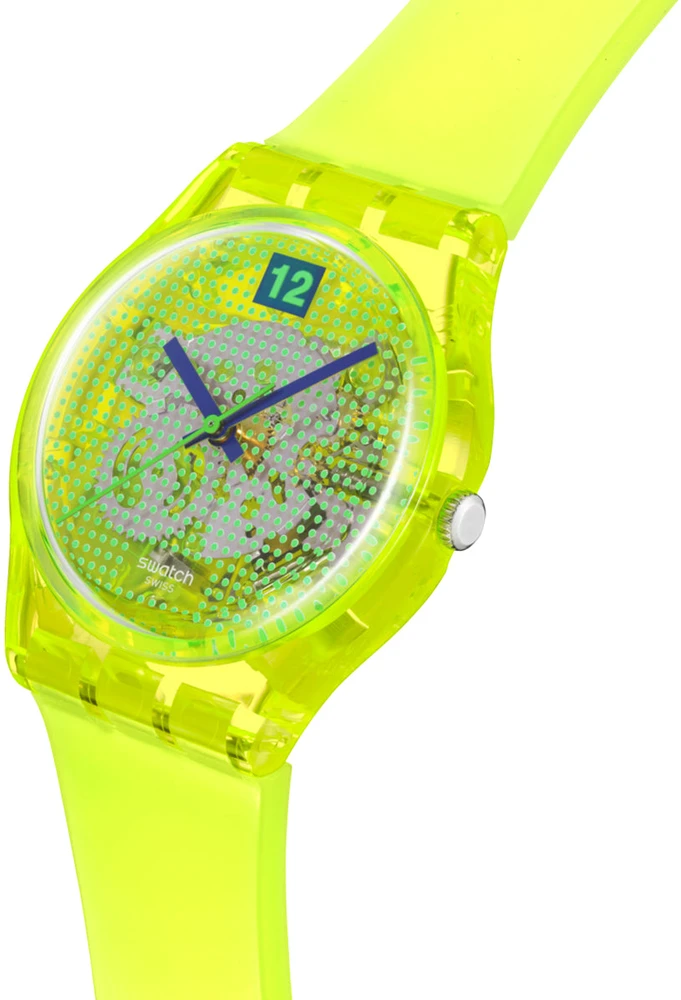 Laikrodis SWATCH LUMINOUSLY LEMON SO28J103