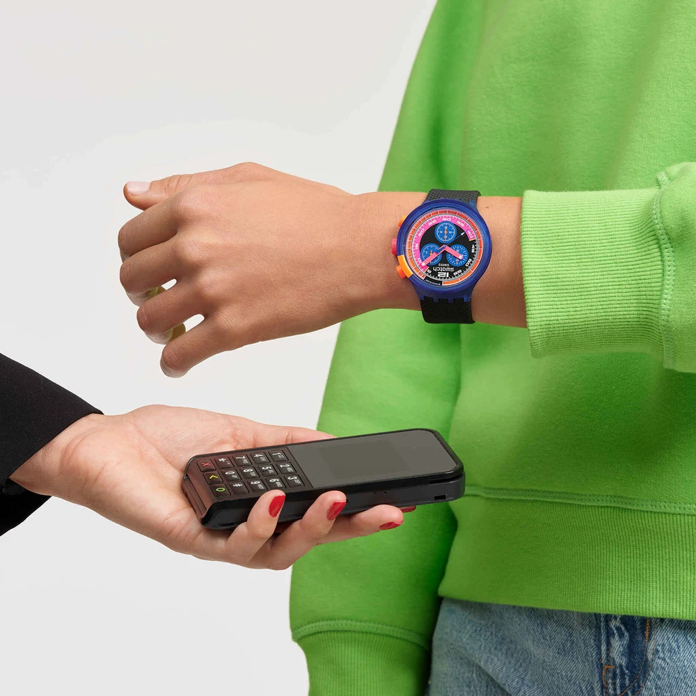 Laikrodis SWATCH NEON PARTY TO THE MAX PAY! SB06N101-5300
