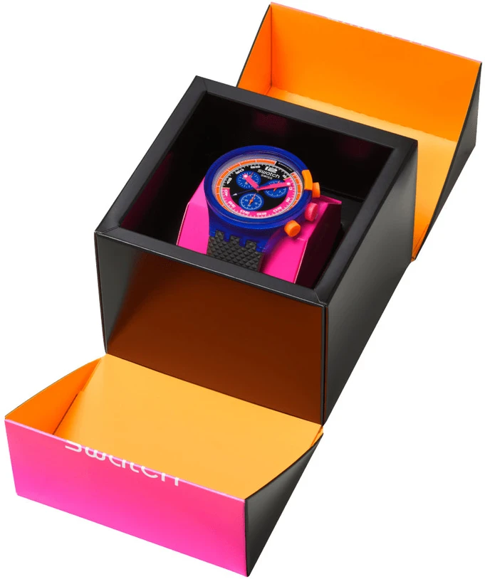 Laikrodis SWATCH NEON PARTY TO THE MAX PAY! SB06N101-5300