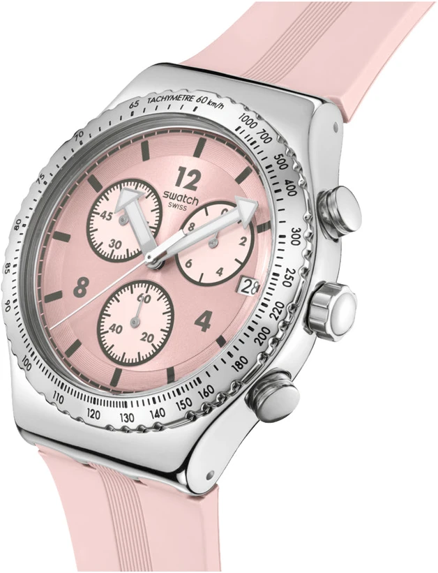Laikrodis SWATCH POPPINGLY Rožinis YVS532