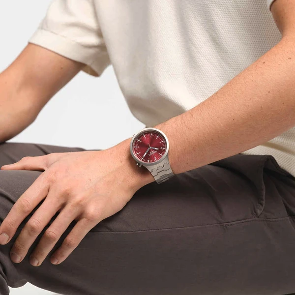 Laikrodis SWATCH SCARLET SHIMMER SB07S104G