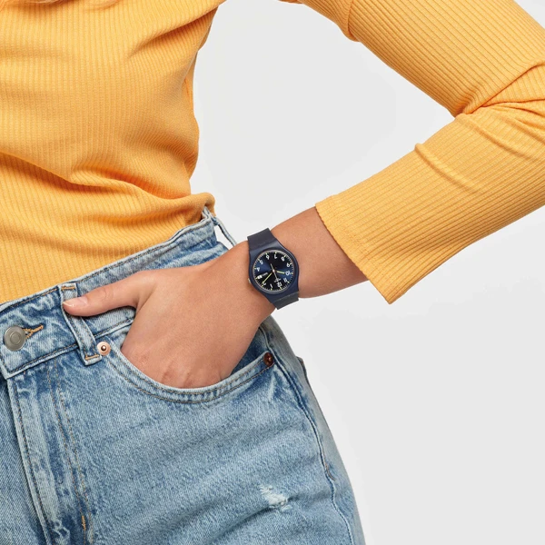 Laikrodis SWATCH SIR Mėlynas SO28N702