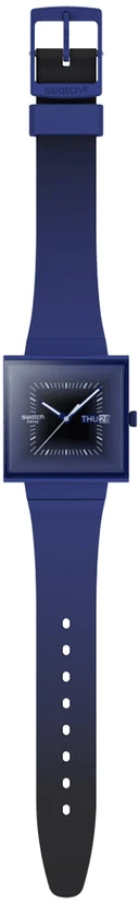 Laikrodis SWATCH SQUARELY BLACKLIGHT SO34N700