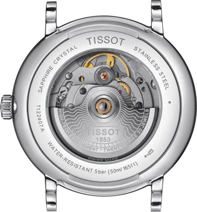 Laikrodis TISSOT CARSON AUTOMATIC POWERMATIC 80 T1224071103300
