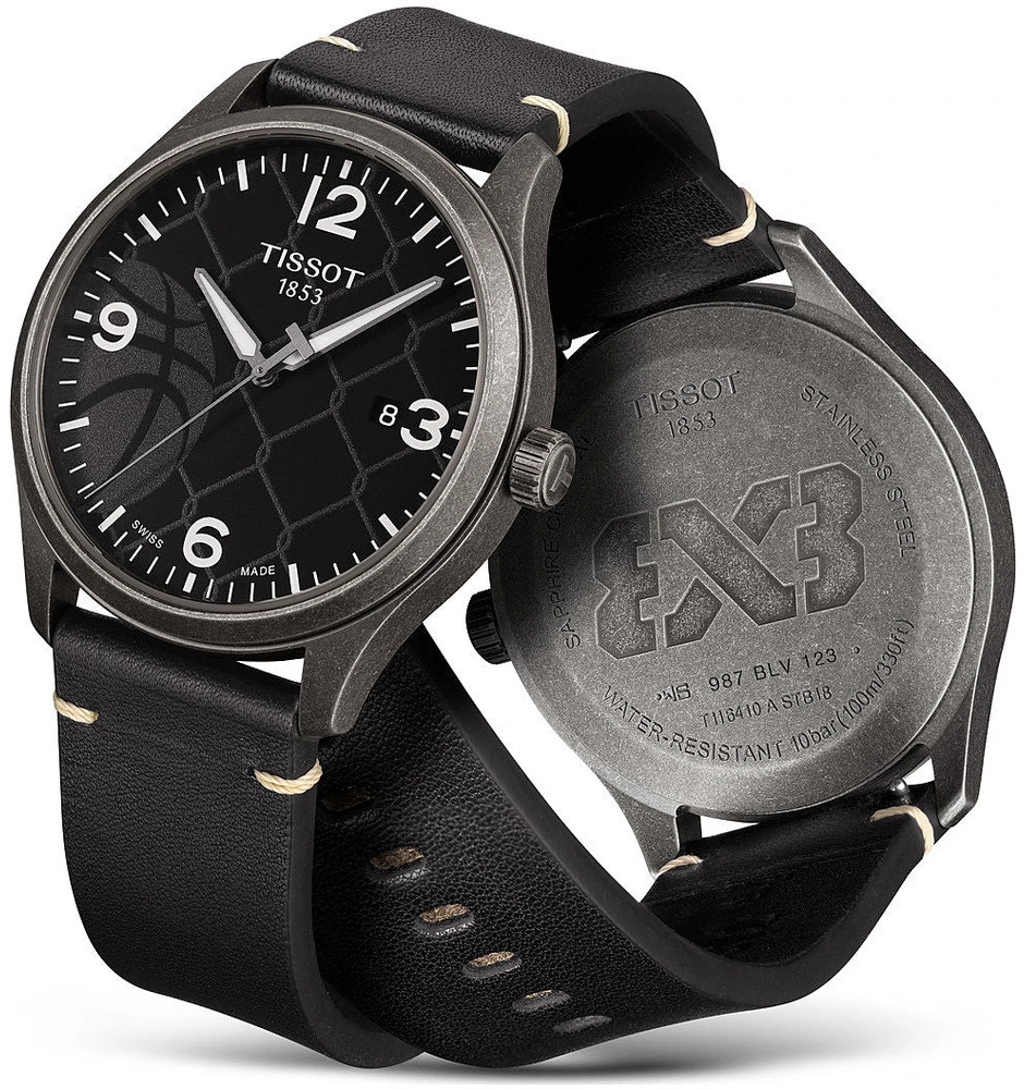 Laikrodis TISSOT GENT XL 3X3 STREET BASKETBALL Special Pack + Extra Strap T1164103606700