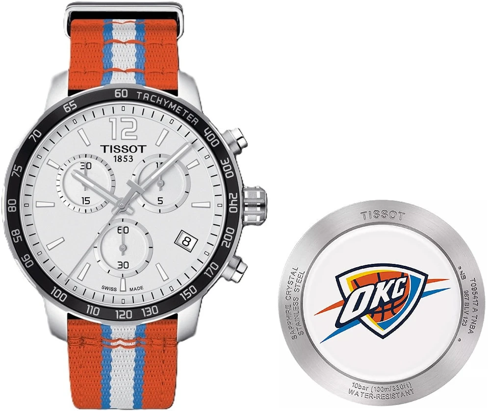 Laikrodis TISSOT T09547170371. Kwarcowy, Kolor balta. Mężczyzna.