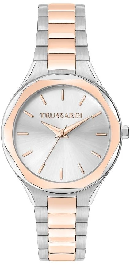 Laikrodis TRUSSARDI R2453157504. Kwarcowy, Kolor balta. Kobieta.