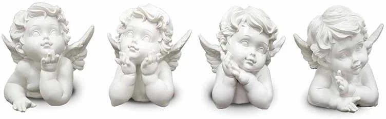 Art-Pol Figūrėlė Angelas baltas 11x11x10 cm 53840
