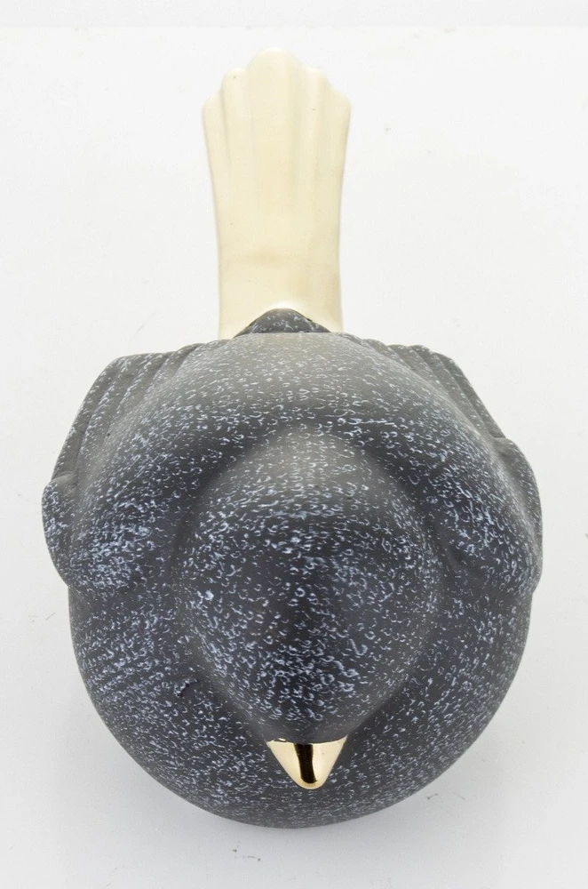 Art-Pol Figūrėlė Paukštis, pilka/auksinė, 16x7x7,5(A) cm