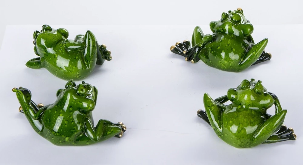 Art-Pol Figūrėlė Varlė (4 vnt. kompl.), žalia, 13x8,5x6,5(A) cm