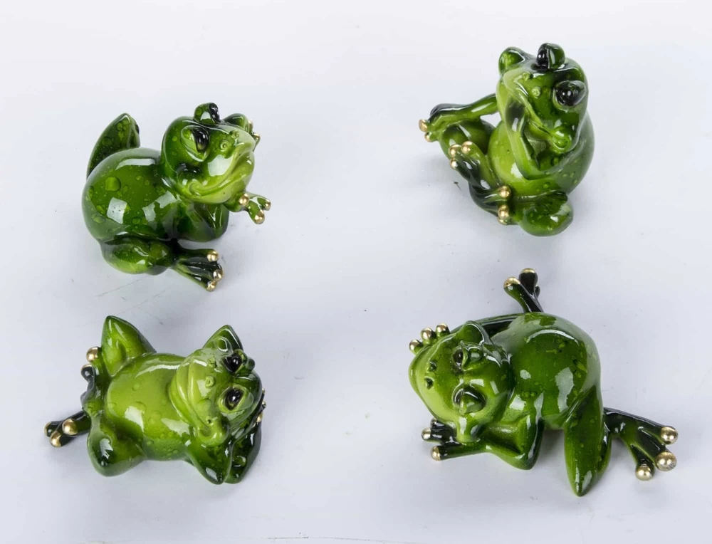 Art-Pol Figūrėlė Varlė (4 vnt. kompl.), žalia, 8x6,5x3,5(A) cm