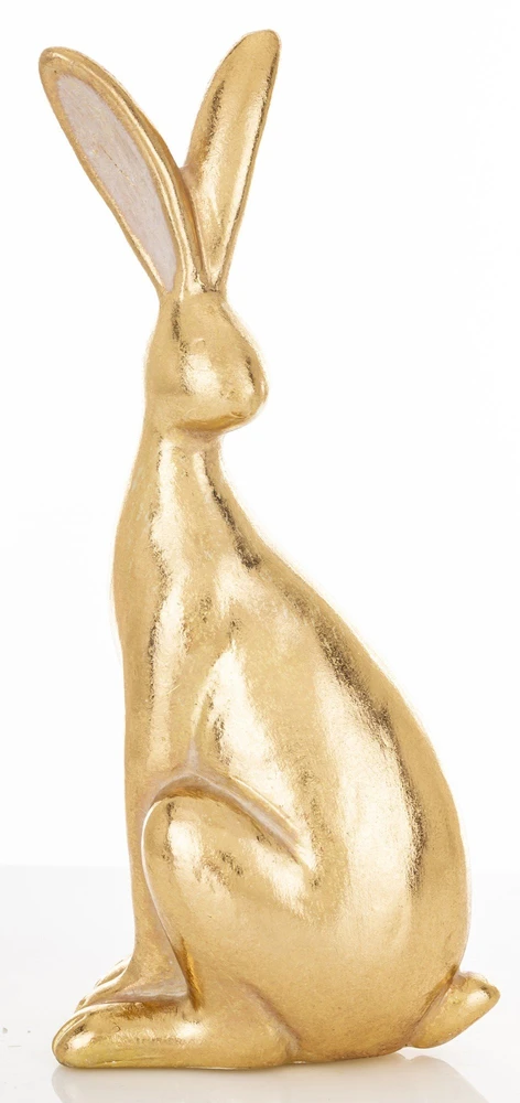Art-Pol Figūrėlė Zuikis, auksinė, 8,5x10x24,5(A) cm