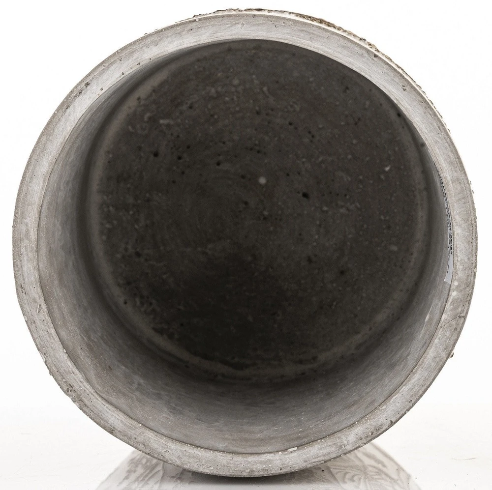 Art-Pol Keraminis vazonas, apvalus, pilkas, 13 x 14(A) cm