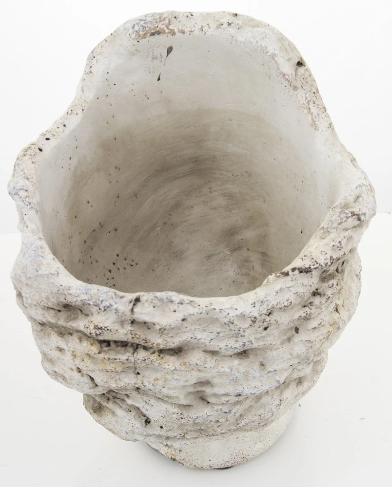 Art-Pol Keraminis vazonas, ovalus, pilkas, 20x14 x 20(A) cm