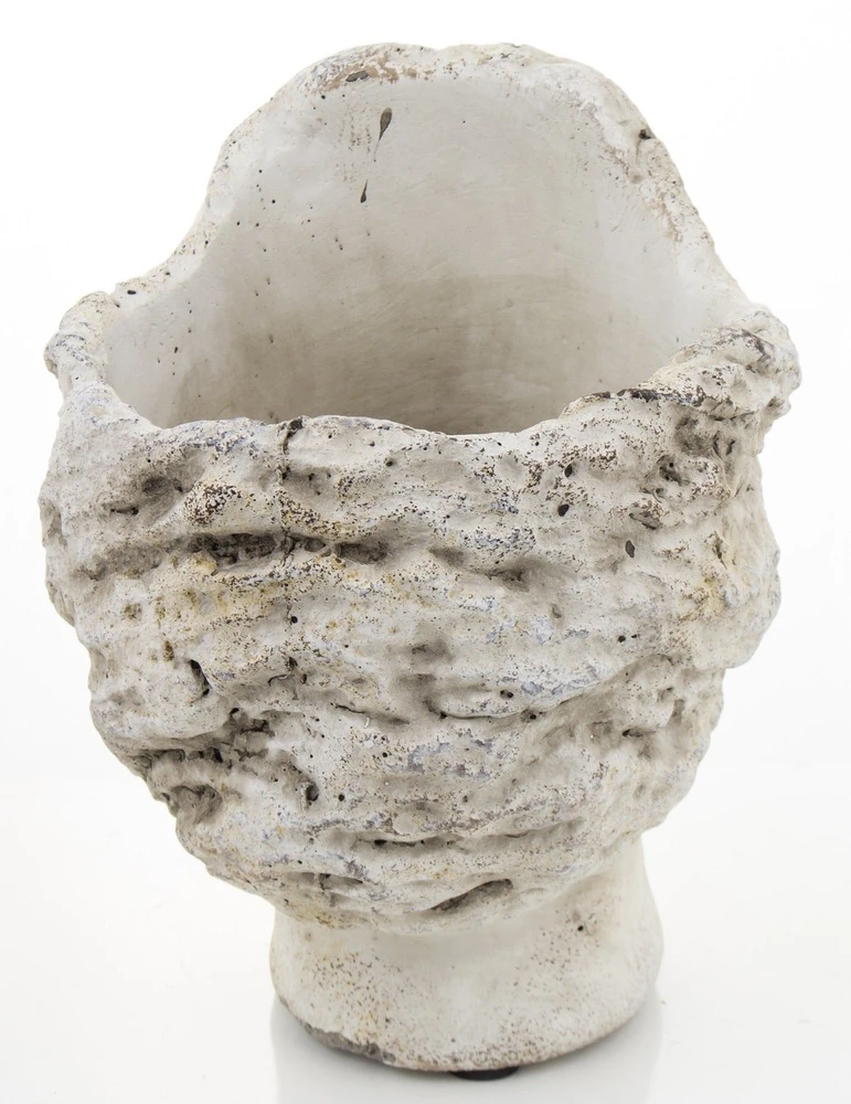 Art-Pol Keraminis vazonas, ovalus, pilkas, 20x14 x 20(A) cm