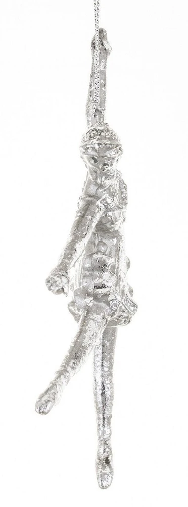 Art-Pol Žaisl.pakab.plastik., balerina, sidabrinis, 15x9x2,5 cm