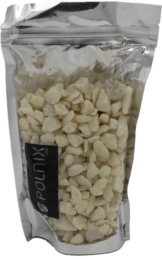 POLNIX Dekoratyviniai akmenėliai kreminės sp., 9-13 mm, 0,5kg