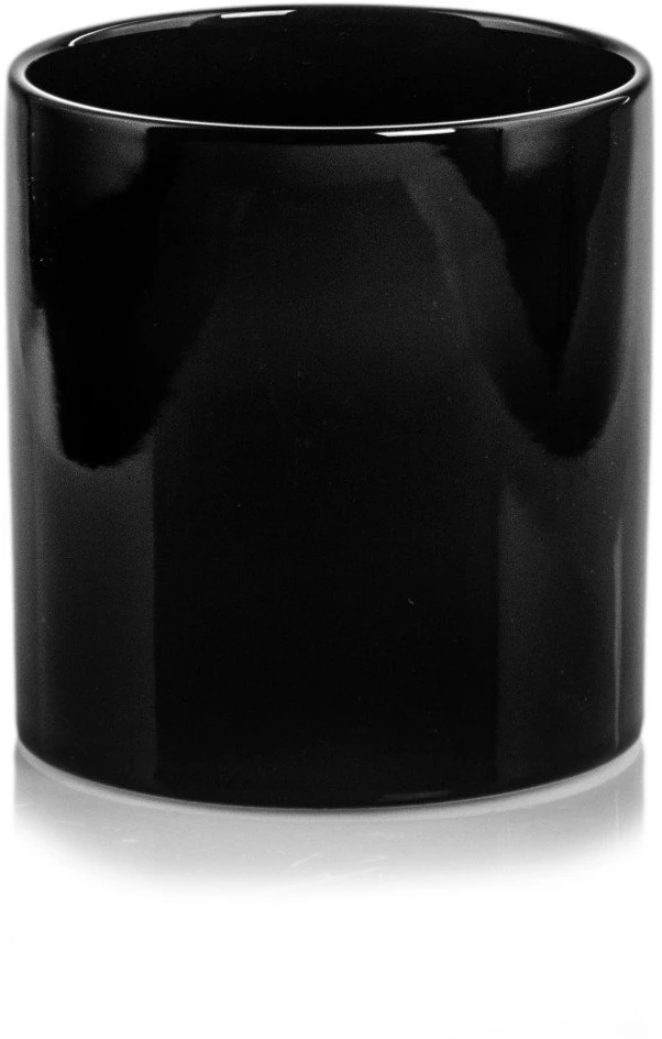 Polnix Dekoratyvinis gėlių vazonas Piano D13cm H14cm keraminis/juodas