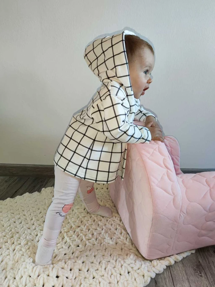 2 dalių rinkinys mergaitei New Baby Cool Girls baltas, dydis 74 (6-9 mėn.)