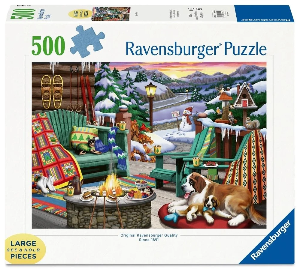 Ravensburger Dėlionė 500 vnt. - Žiemos atmosfera