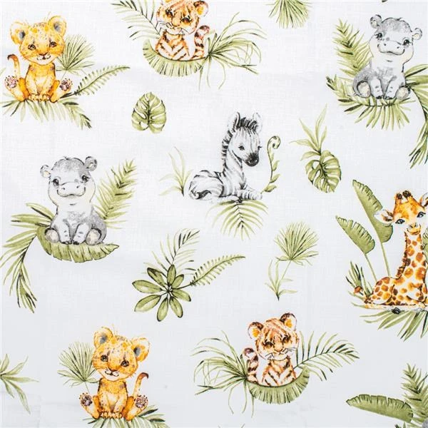 3 dalių patalynės komplektas New Baby 100x135 cm Jungle