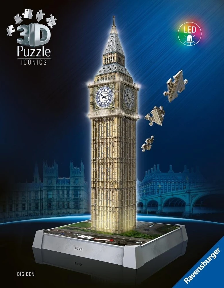 Ravensburger Puzzle 3D dėlionė „Big Benas“ Londone