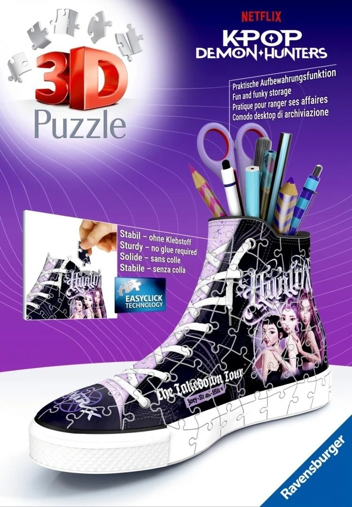 3D dėlionė tramplinas kpop demon hunters Ravensburger