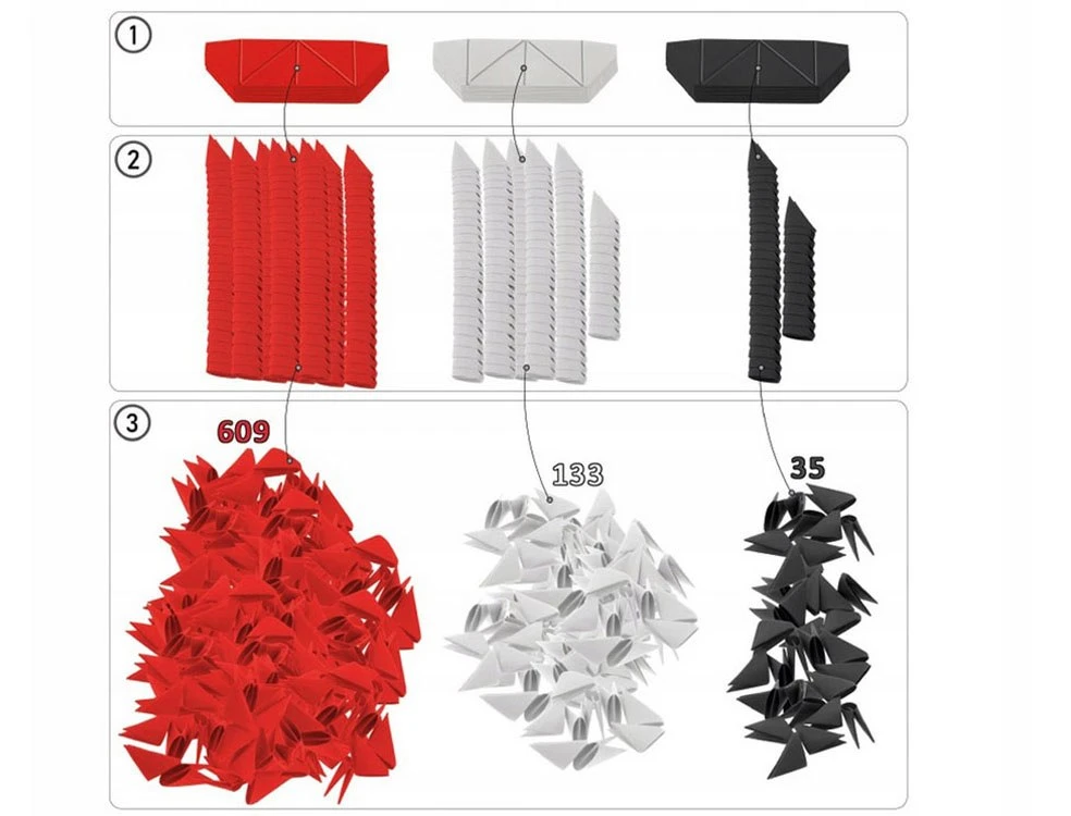 Dėlionė Alexander Aleksandro 3D Origami kūrybinis rinkinys FOX 2573