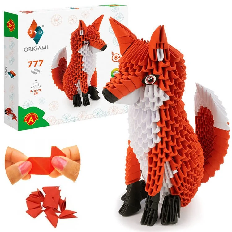 Dėlionė Alexander Aleksandro 3D Origami kūrybinis rinkinys FOX 2573