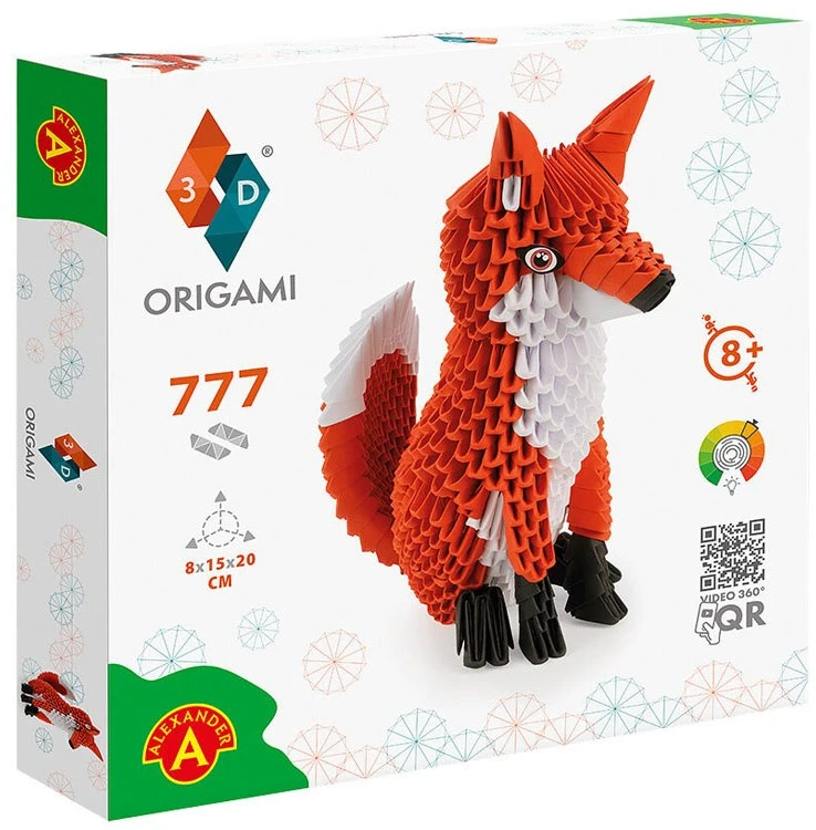 Dėlionė Alexander Aleksandro 3D Origami kūrybinis rinkinys FOX 2573