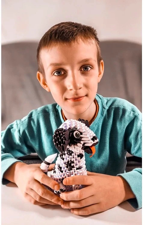 Alexander 3D origami kūrybinis rinkinys – dalmantinas ZA6076