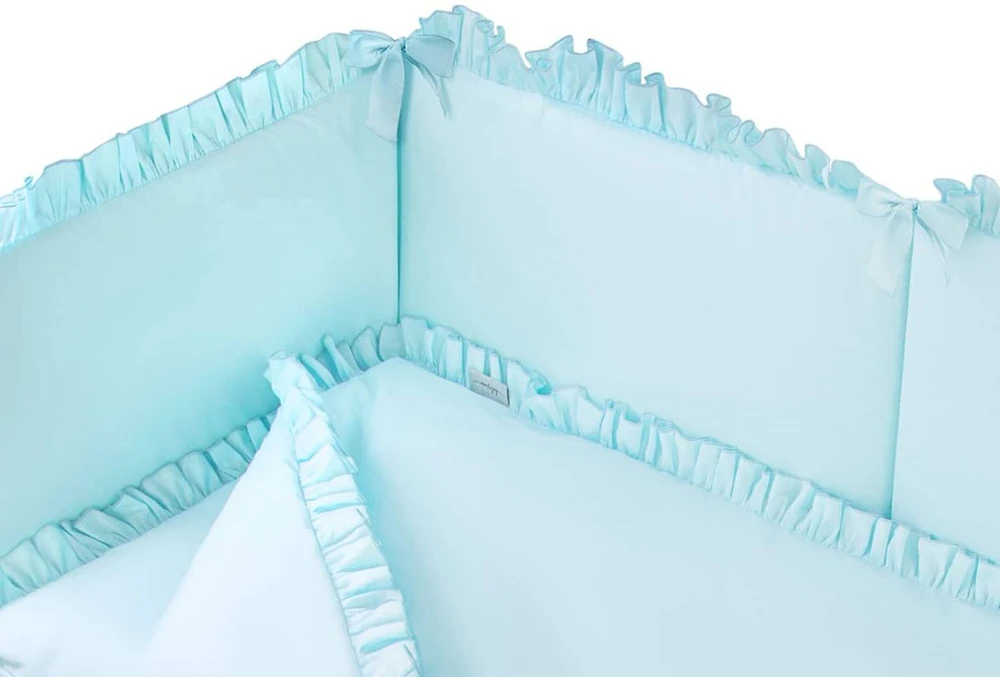 5 dalių patalynės komplektas Belisima PURE 100x135 turkio spalvos