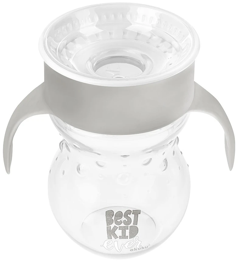 AKUKU neišsiliejanti gertuvė su dviem rankenėlėmis 360°, 270 ml, A0010
