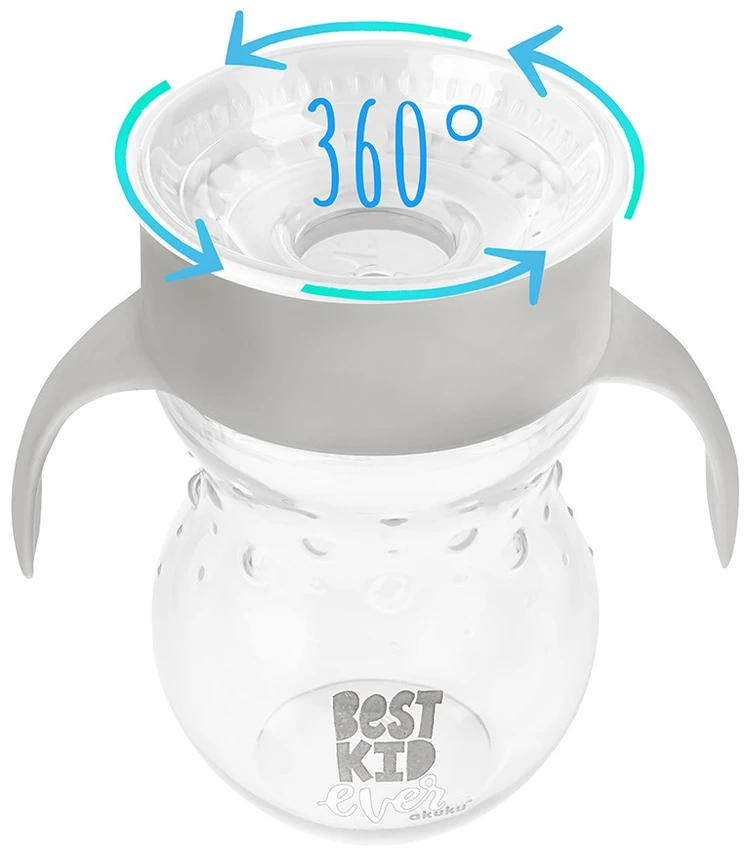 AKUKU neišsiliejanti gertuvė su dviem rankenėlėmis 360°, 270 ml, A0010