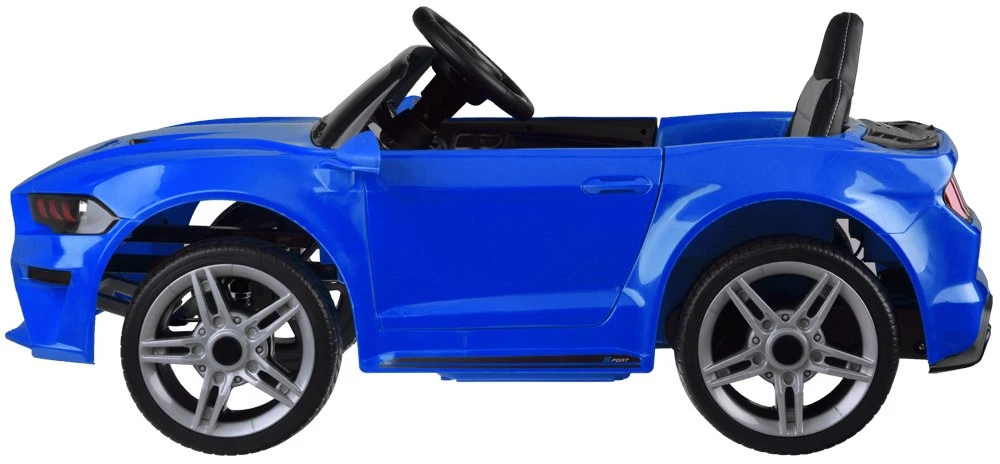 Akumuliatorinis sportinis kabrioletas vaikams Jokomisiada Mustang PA0169 | spalva: mėlyna