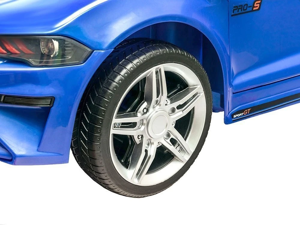 Akumuliatorinis sportinis kabrioletas vaikams Jokomisiada Mustang PA0169 | spalva: mėlyna