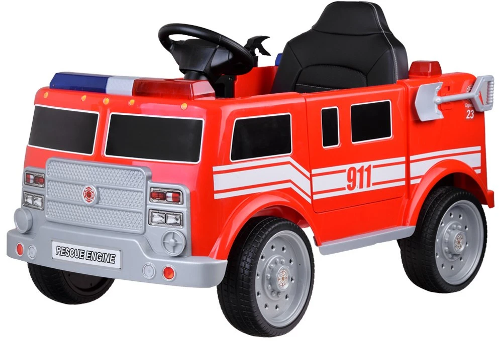 Jokomisiada Ugniagesių automobilis Baterija varomas gaisrinis automobilis Roosters Signal Radio PA0313