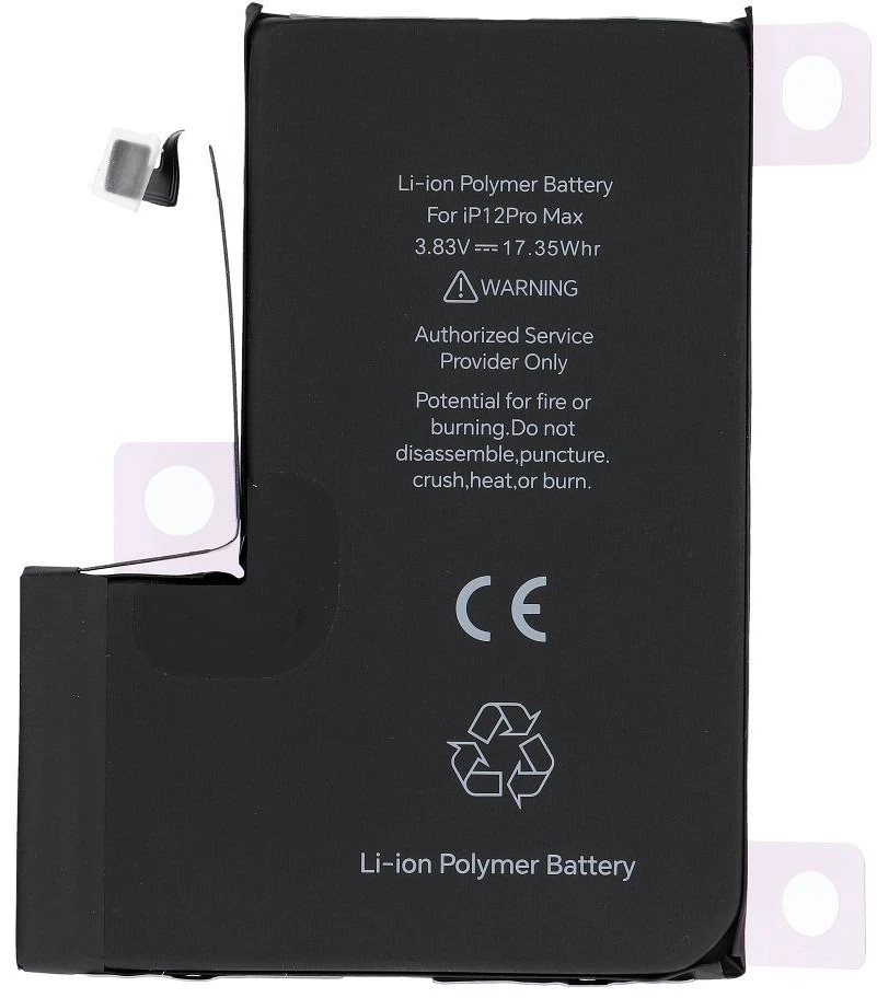 JCID diagnozuojama (naudota) baterija, skirta „iPhone 12 Pro Max“, 4530 mAh (didelės talpos)