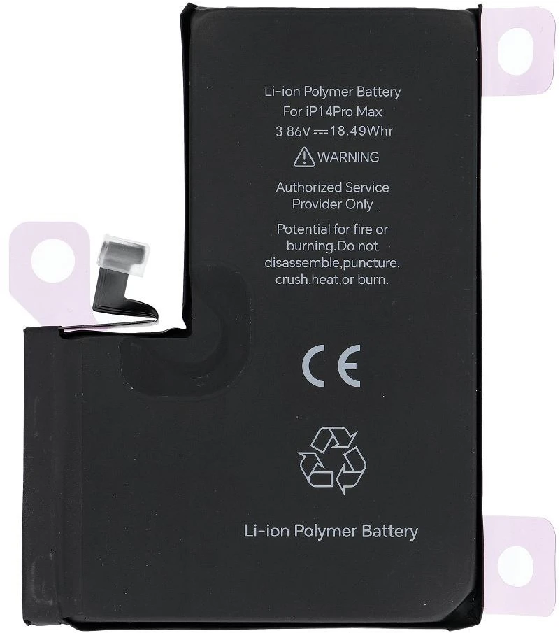 JCID diagnozuojama (naudota) baterija, skirta „iPhone 14 Pro Max“, 4790 mAh (didelės talpos)