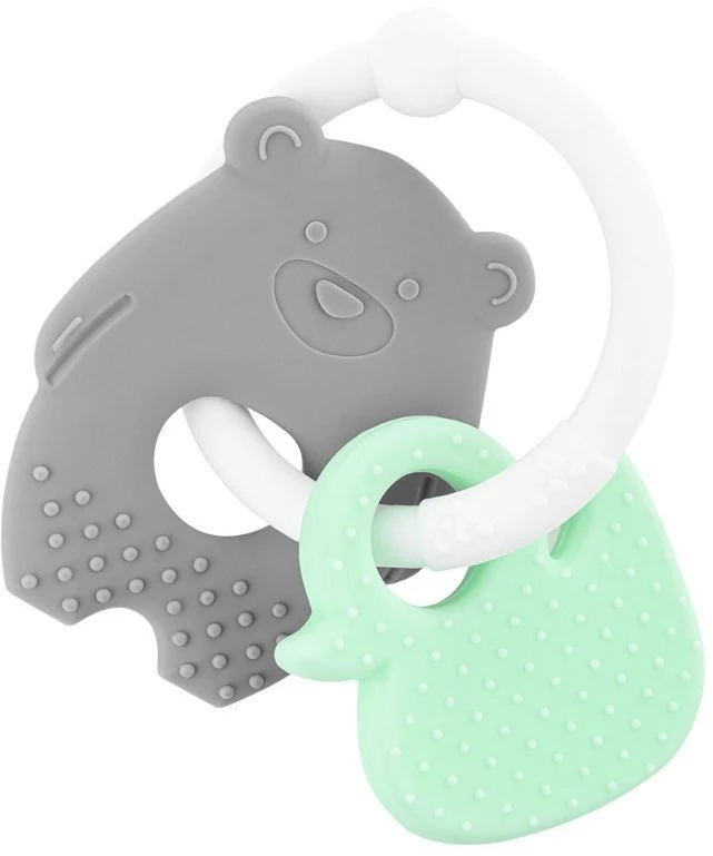 Albis Akuku Silikoninis kramtukas BEAR/DUCK, A0126
