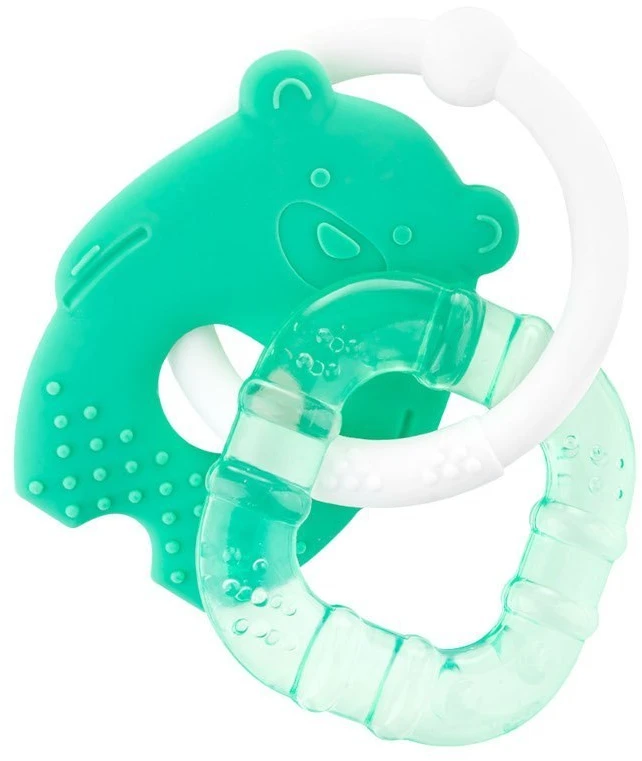 ALBIS Akuku silikoninis kramtukas BEAR/SQUARE, A0124